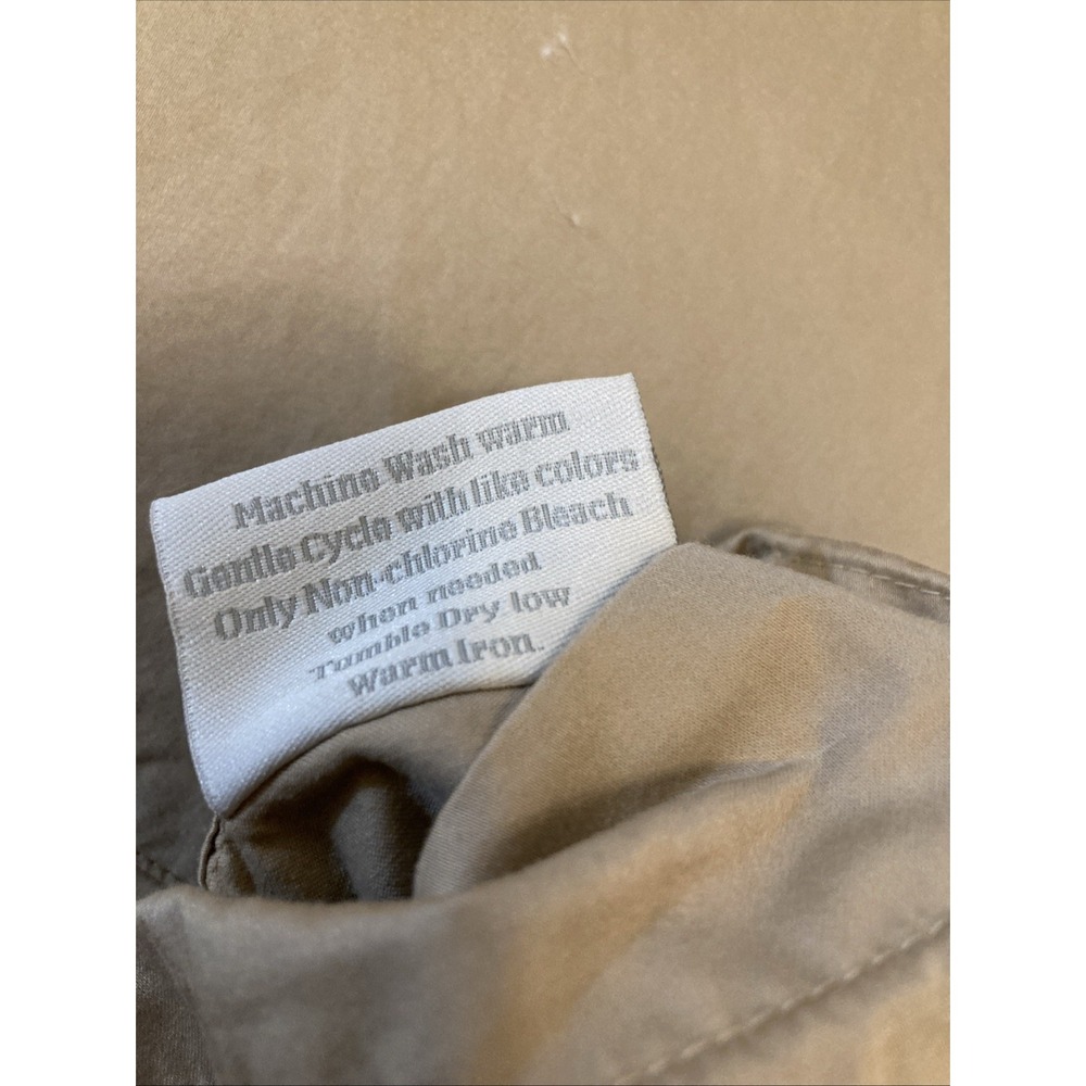 Front Gate 100% Cotton Tan Duvet King Size 104" W X97" - Picture 9 of 11